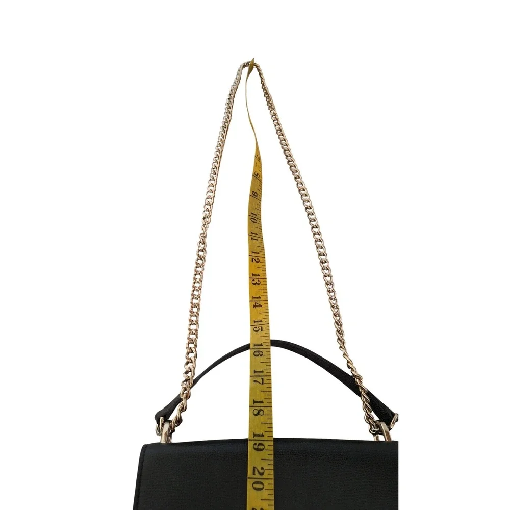Kate Spade New York Carson Convertible Crossbody Shoulder Leather Bag Black